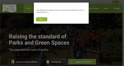 Desktop Screenshot of greenflagaward.org.uk